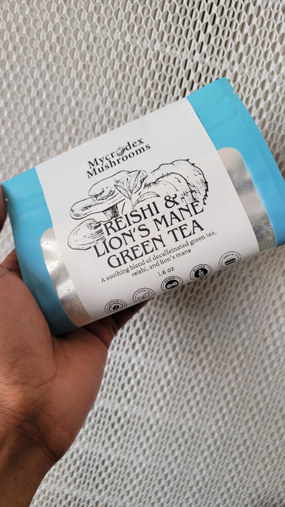 Reishi & Lion's Mane GREEN Loose Tea